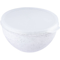 Миска с крышкой Granite 3л (белый)