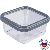 Банка для сыпучих продуктов 0,4л "Cubbo Scandi" Серый