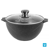 Казан для плова 10л АП Гранит black, ст./кр. арт.511802